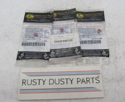 Lot of 3 Kibblewhite Precision Valve Seals 4.5MM Viton 0926-0384 700-100014
