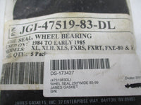 Lot of 5 Harley Davidson James NOS Wheel Bearing Oil Seals JGI 47519-83