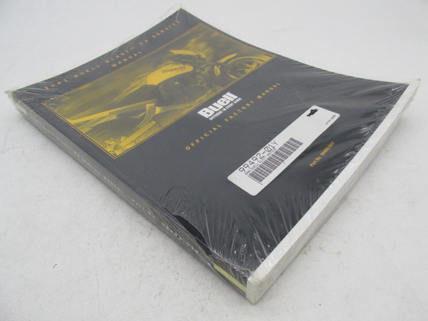 Buell NOS Sealed Official Factory 2001 Blast P3 Service Manual 99492-01Y