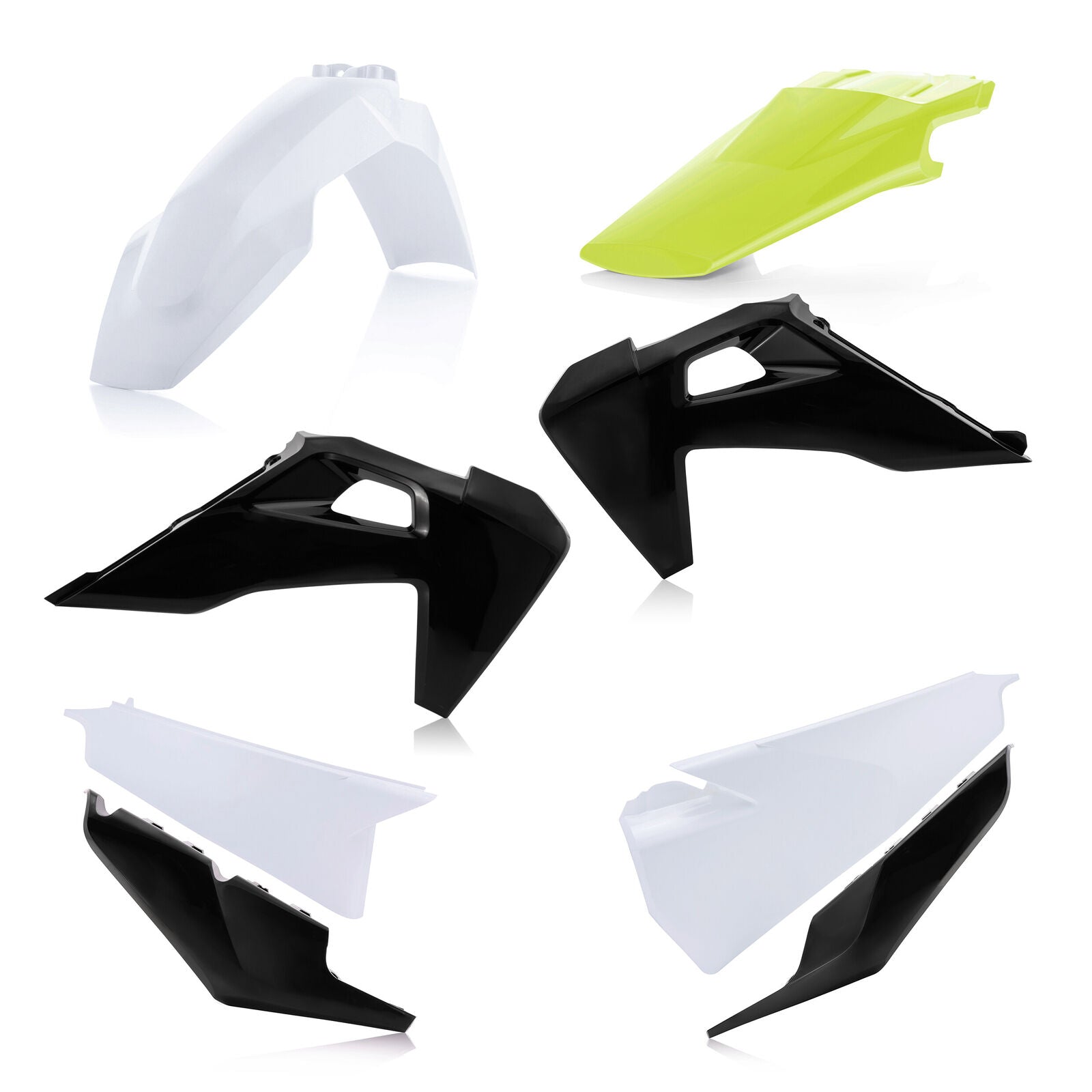 Acerbis Plastic Kit White/Black/Yellow 2726567296