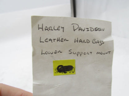 Harley-Davidson Genuine Hard Leather Lower Support Mounts Brackets w/ Hardware