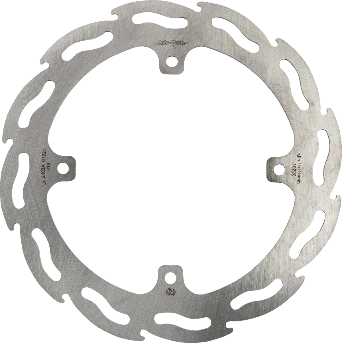 Moto-Master Flame Brake Rotors Rear 110220-PU