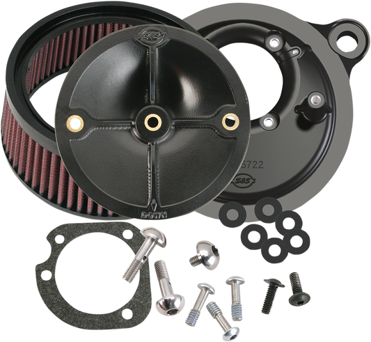 S & S Cycle Stealth Air Cleaner Kit for Stock Fuel System 170-0060