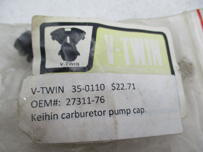 Lot of 7 Harley Davidson Keihin Carburetor Pump Cap Boots 35-0110 27311-76