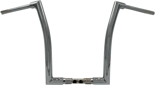 Fat Baggers, Inc. 1-1/2" EZ Install Flat Top Handlebar 16" Chrome 606016