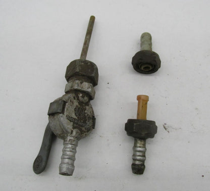Vintage Germa BMW Motorcycle Fuel Petcock Valve w/ Spare Parts