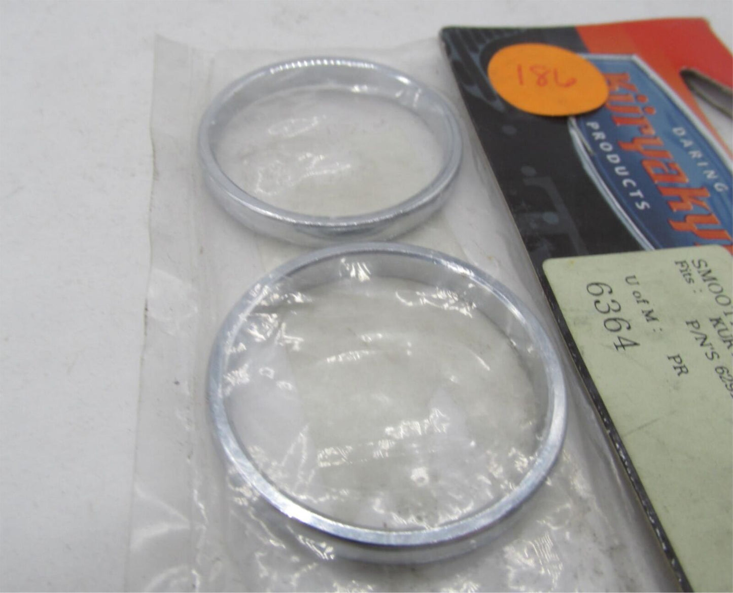 Kuryakyn Harley Davidson Smooth Chrome Trim Rings for Transformer Grips 6364