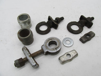 Mixed Lot of Triumph BSA Rear Chain Swingarm Tensioner Adjusters Parts