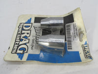 Harley Davidson Drag Specialties NOS Chrome O2 Sensor Covers 1861-0451