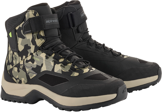 Alpinestars CR-6 Drystar Riding Shoes Black/Green/Brown 10 2611020160910.00