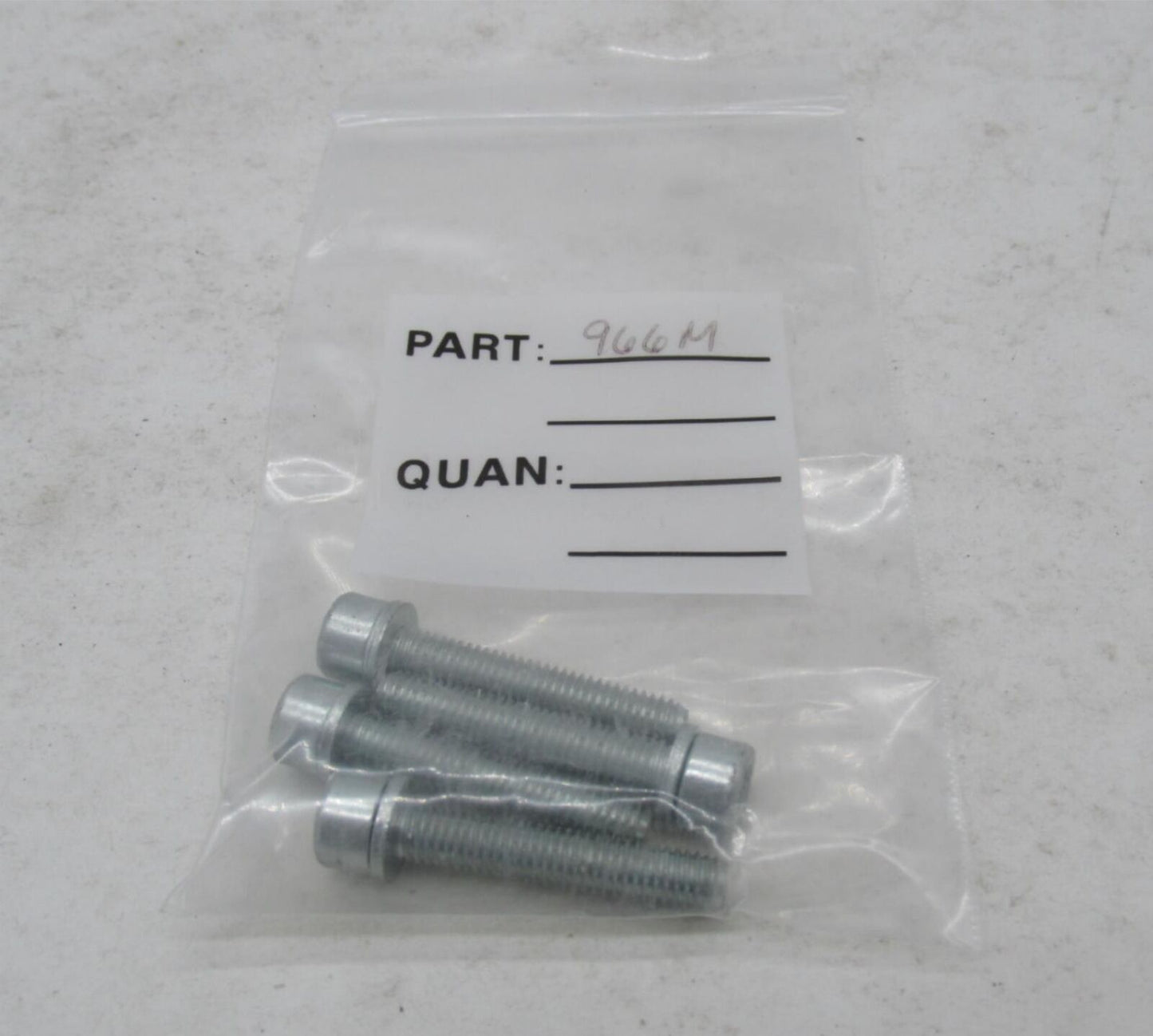 Lot of 4 Harley-Davidson Genuine NOS Hex Socket Head Screws w/ Washers 966M