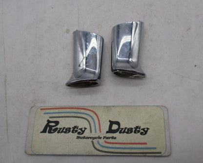Pair of Harley Davidson Chrome 2.5" Turn Signal Standoffs Stand off Brackets