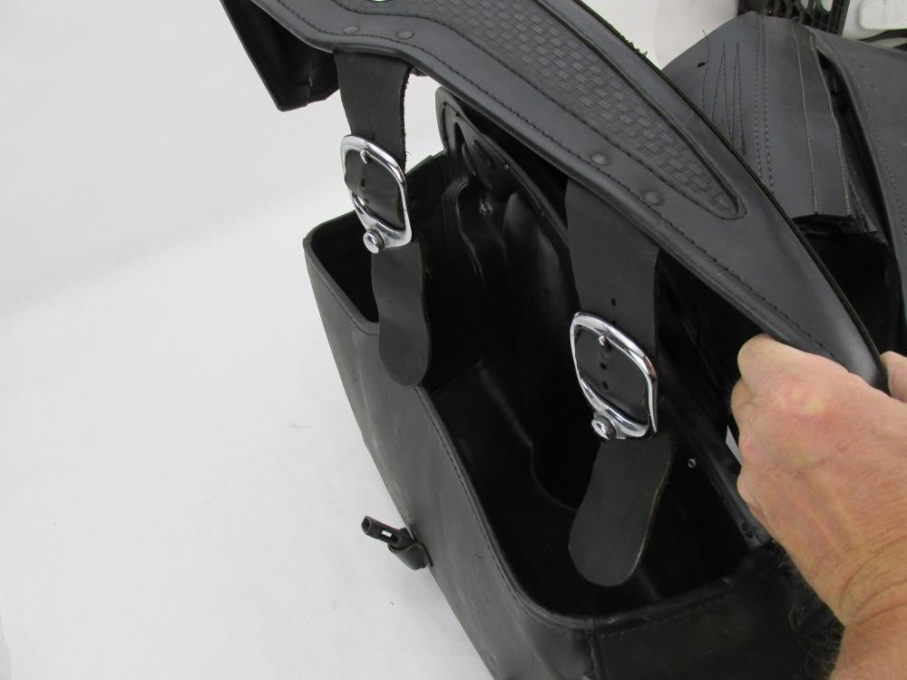 Pair of Harley-Davidson Genuine Road King Black Saddlebags
