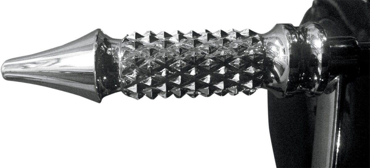 EDDIE TROTTA DESIGNS Cross Cut Shifter Peg Chrome TC-558