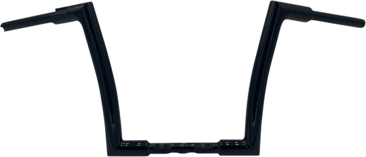 Fat Baggers, Inc. 1-1/2" EZ Install Flat Top Handlebar 12" Black 607012-B