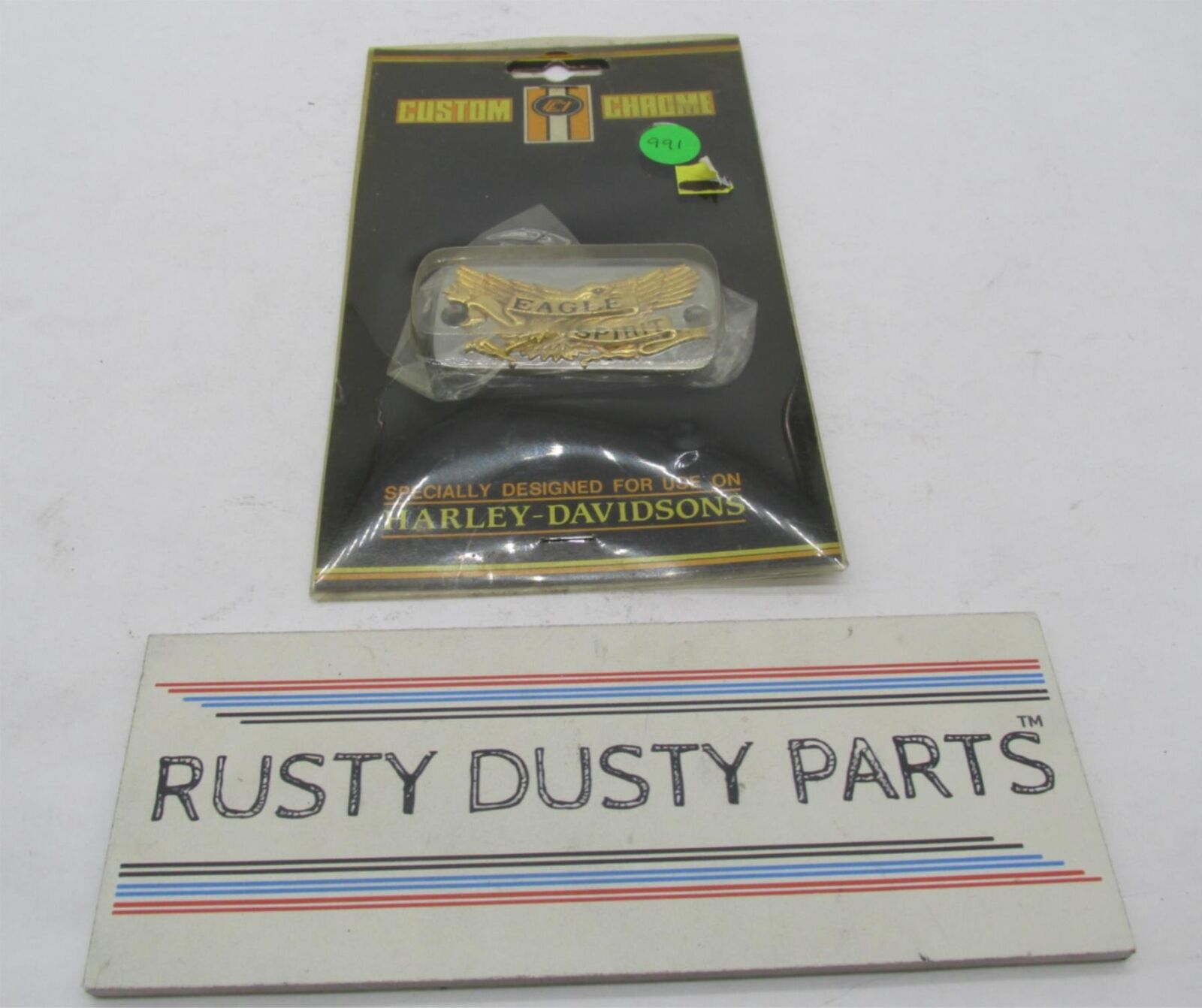 Harley Custom Chrome Live to Ride Master Cylinder Cover Front 18-913