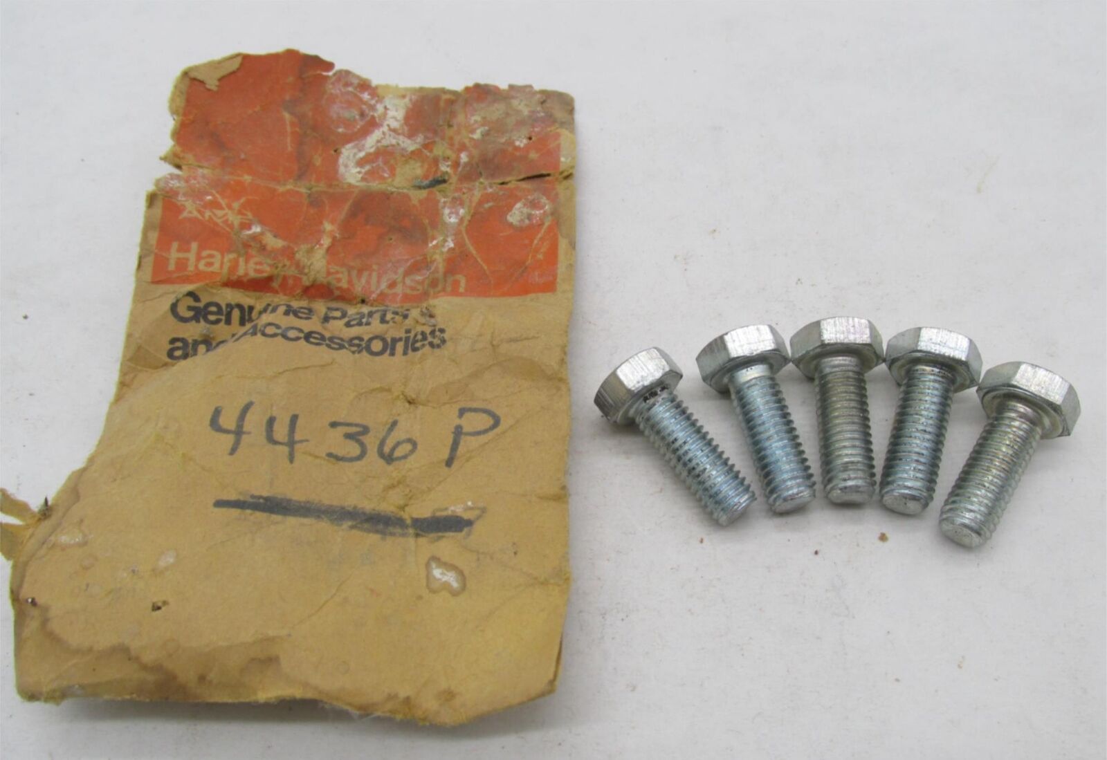 Lot of 5 Harley-Davidson Genuine NOS Aermacchi 8x22 Bolts 4436P