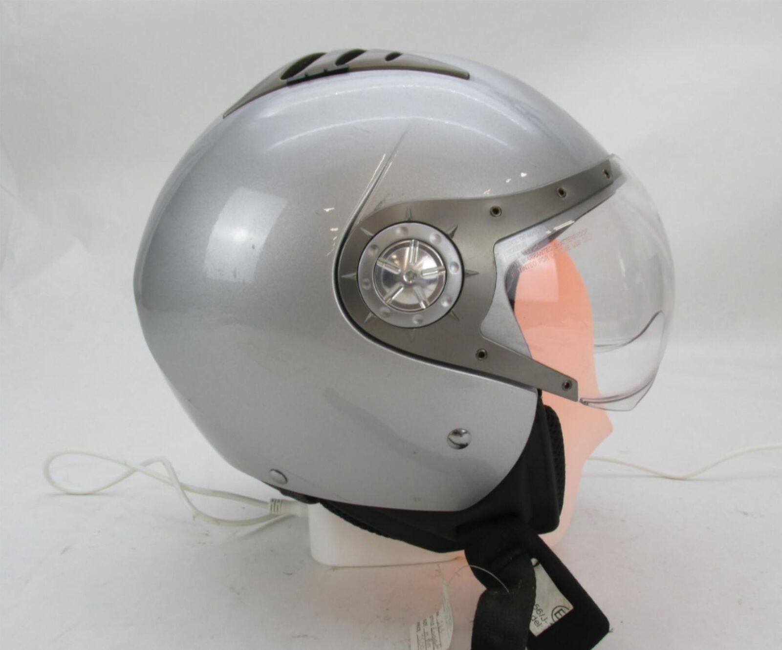 ece 22.05 open face motorcycle helmet BILT Silver Renegade Half Open Face Motorcycle Helmet Size Medium M EC – Rusty Dusty Parts