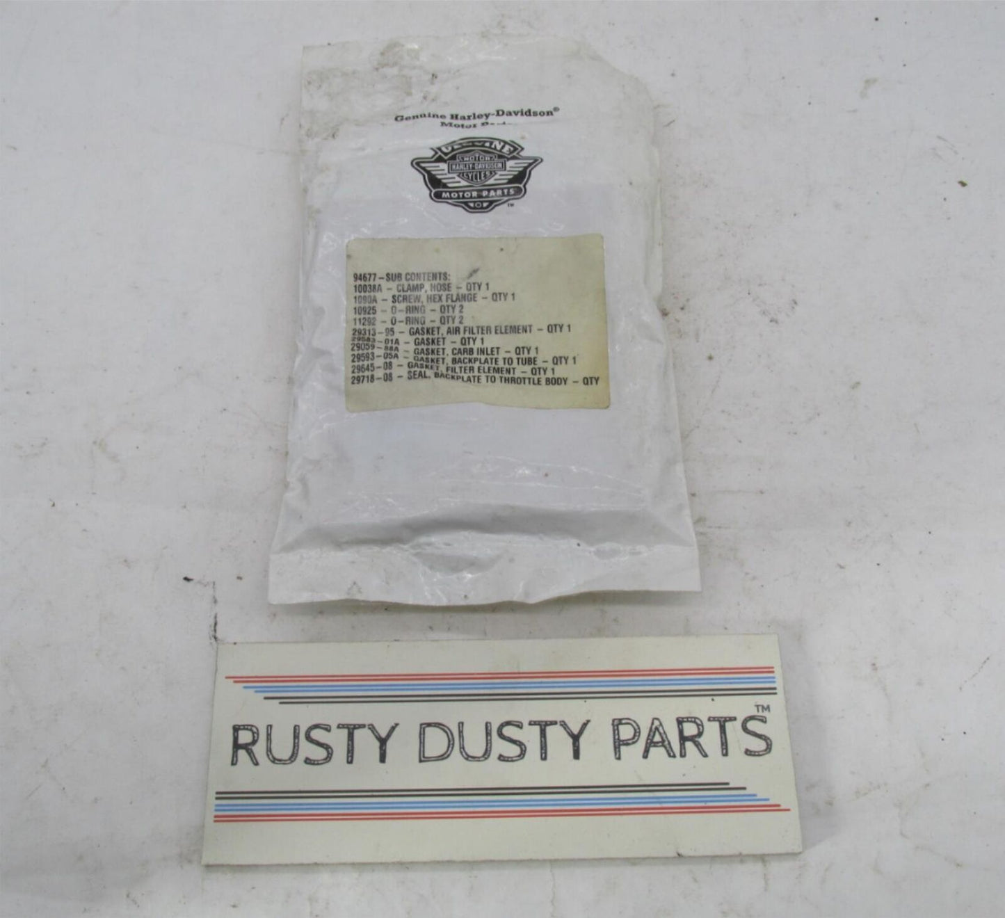 Harley Davidson Genuine NOS Gasket Set 94677