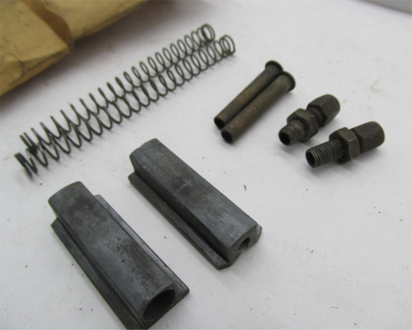 Lot of Triumph BSA Motorcycle Choke Parts Springs Sliders
