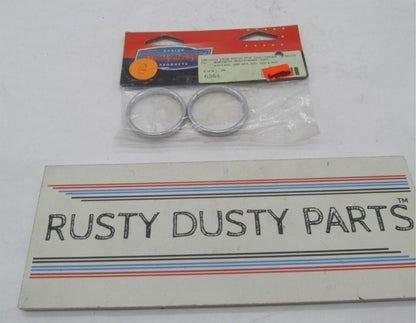 Kuryakyn Harley Davidson Smooth Chrome Trim Rings for Transformer Grips 6364