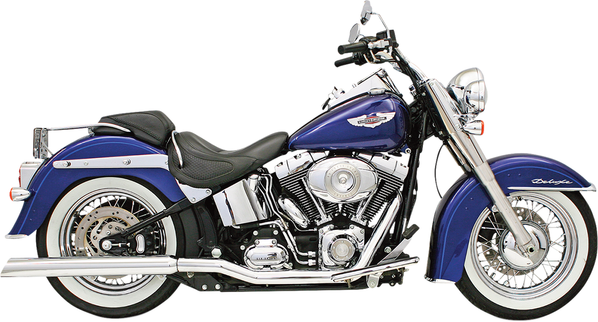 Bassani 3in. Slip-Ons with 2in. Baffles for Bassani Header Pipes 31117C