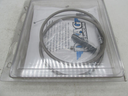 Drag Specialties Harley Stainless Steel Braided Throttle Cable 0650-0299