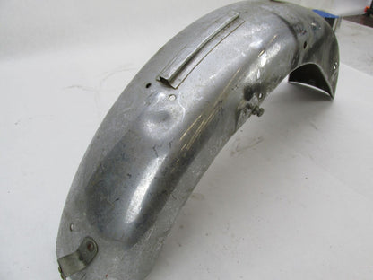 Vintage Patina Motorcycle Chrome 6" Wide Rear Fender Honda Triumph Harley