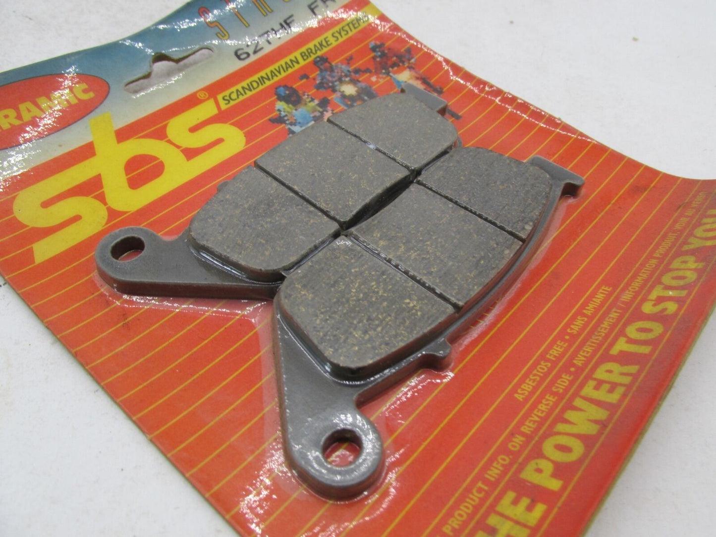 SBS Motorcycle Ceramic Street Brake Pads Pad Set Front 627HF