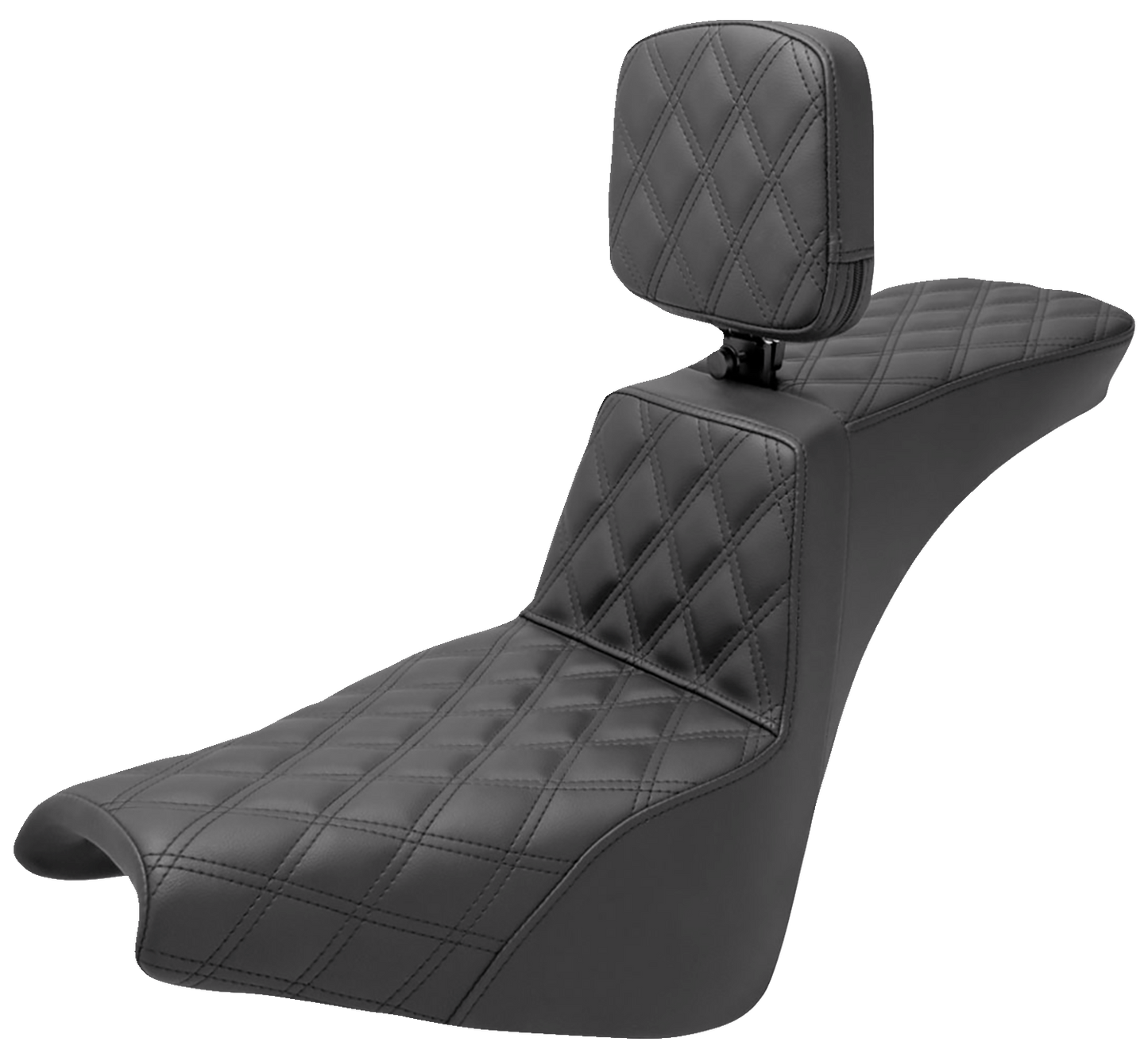 Saddlemen Tour Step Up Seat - Rider Backrest 818-30-195BR