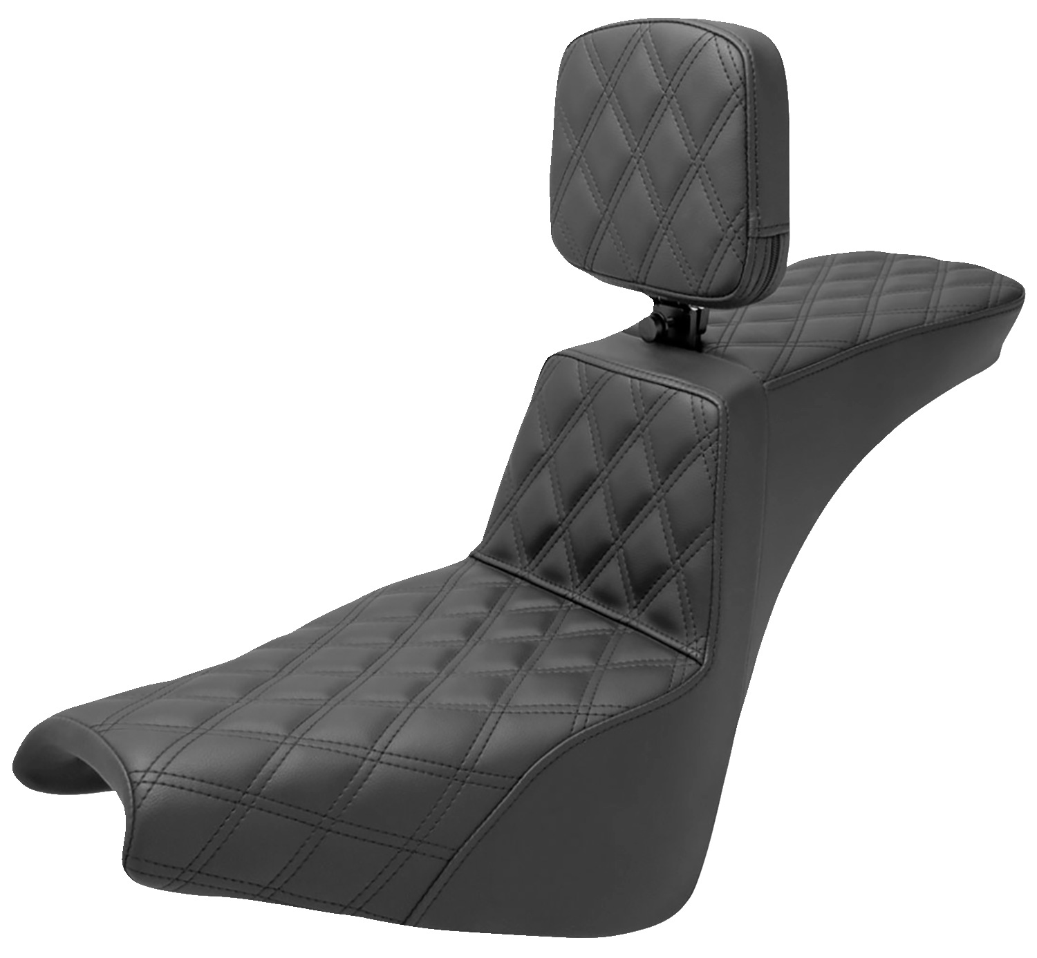 Saddlemen Tour Step Up Seat - Rider Backrest 818-30-195BR