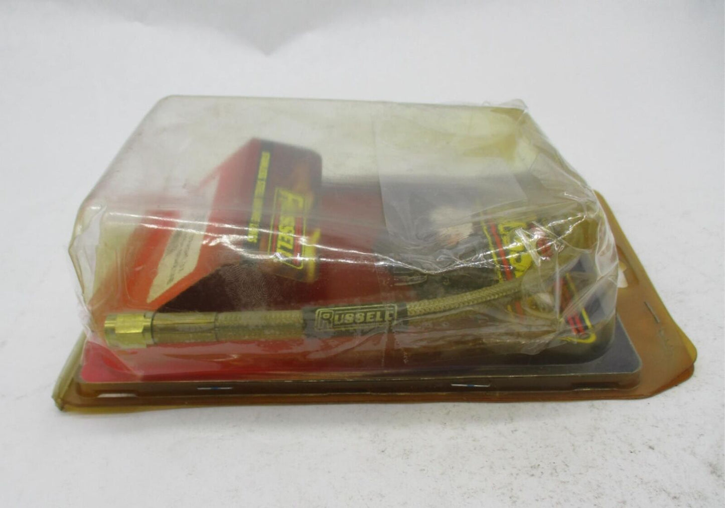 Russell Clear Coated Stainless Steel Braided Brake Line 15" Long R58032S