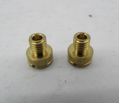 Lot of 2 EBC Mikuni Carburetor Carb Brass Slot Head Main Jets SJ137.5