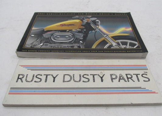 Harley-Davidson Official Factory 2001 XLH Sportster Owner's Manual Book 99468-01