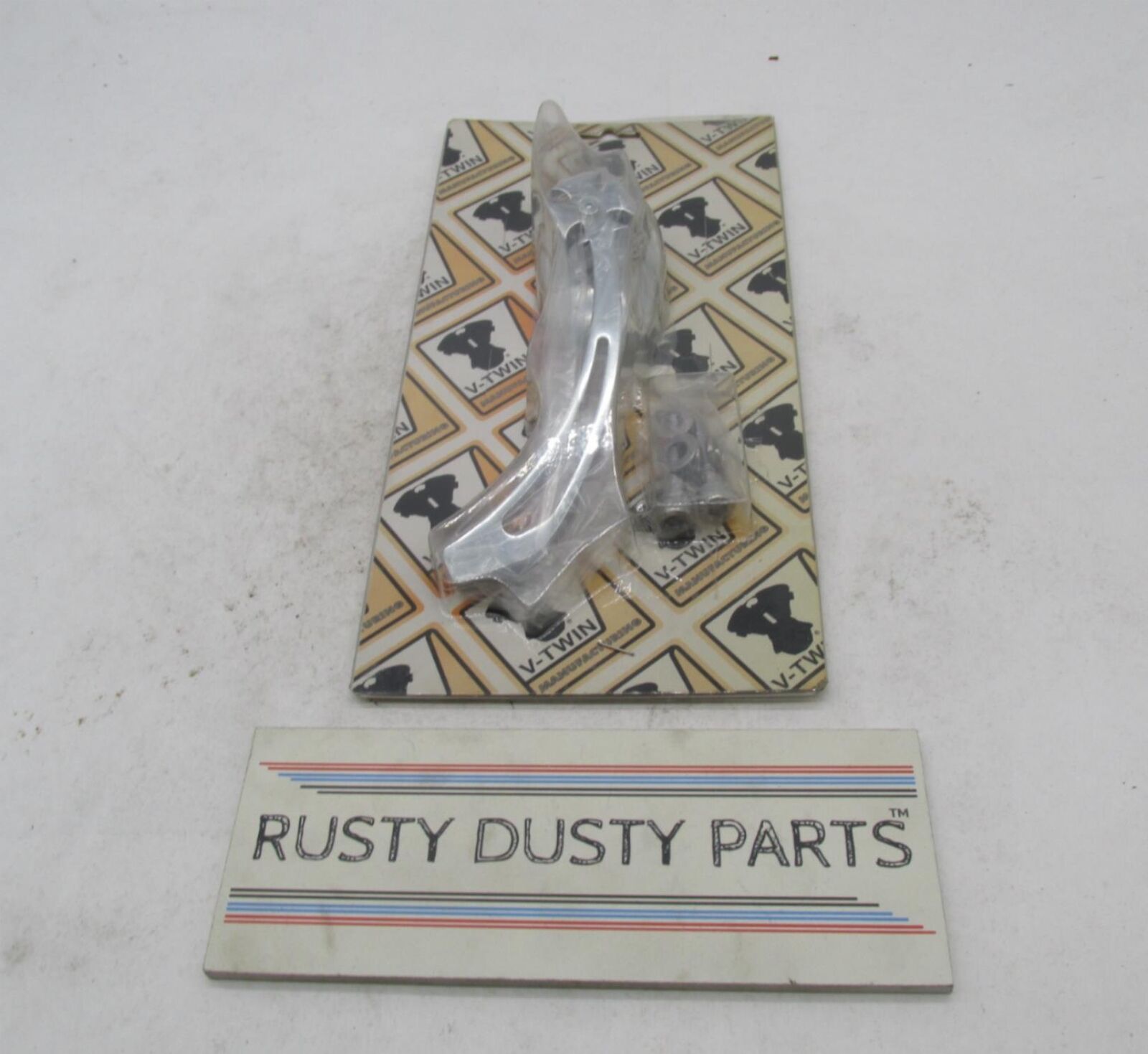 V-Twin Chrome Universal Oval Mirror with Visor with Cross Head Stem 34-0123