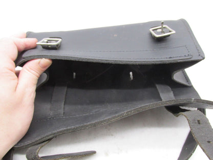 Universal Motorcycle Harley Buckle Fork Tool Pouch Synthetic Leather 10x5x2.5"
