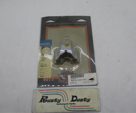 Harley Davidson Genuine NOS Chrome Master Cylinder Clutch Clamp 45048-95