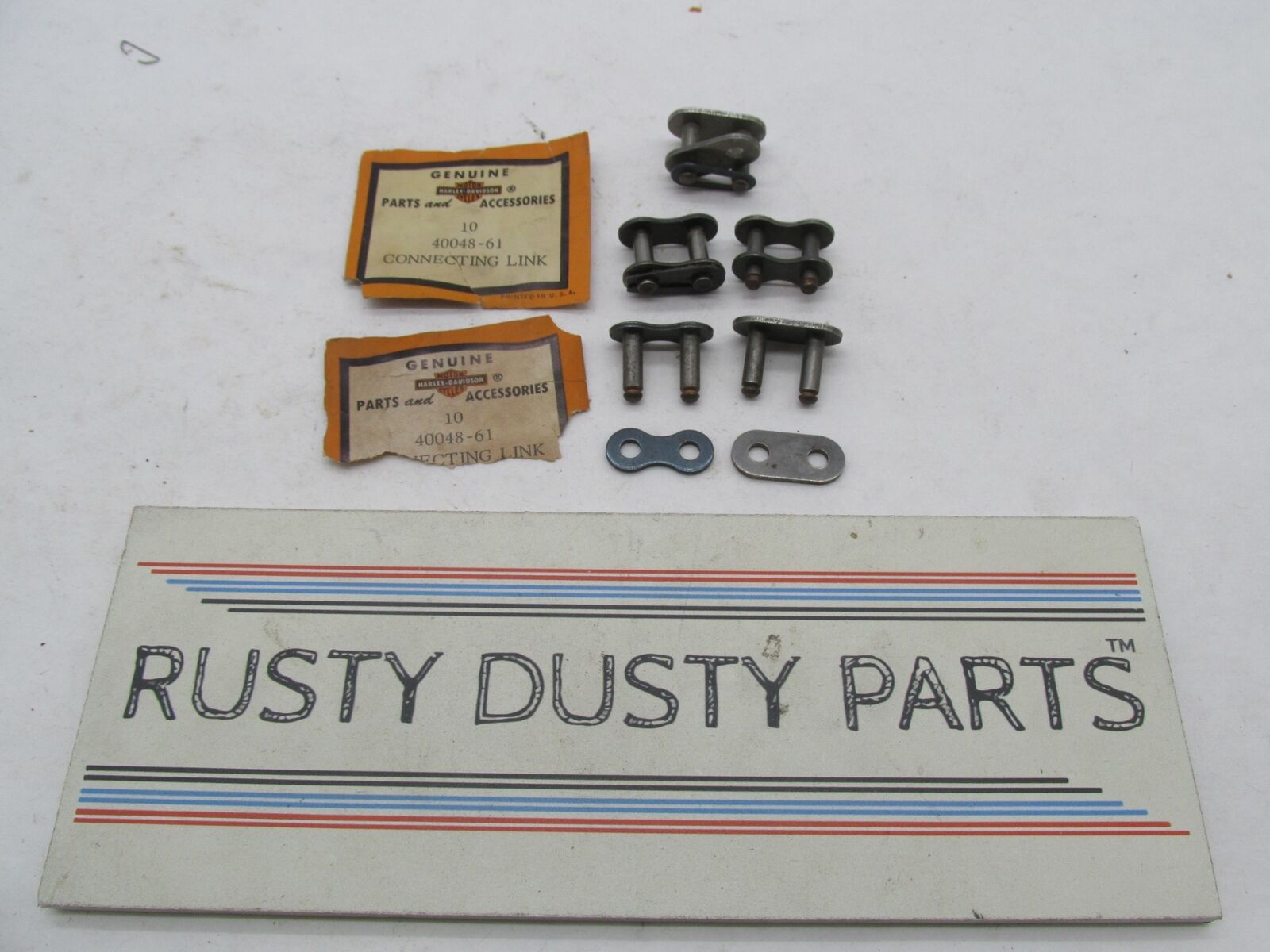 Lot of 5 Harley Davidson Genuine NOS Connecting Chain Links 40048-61