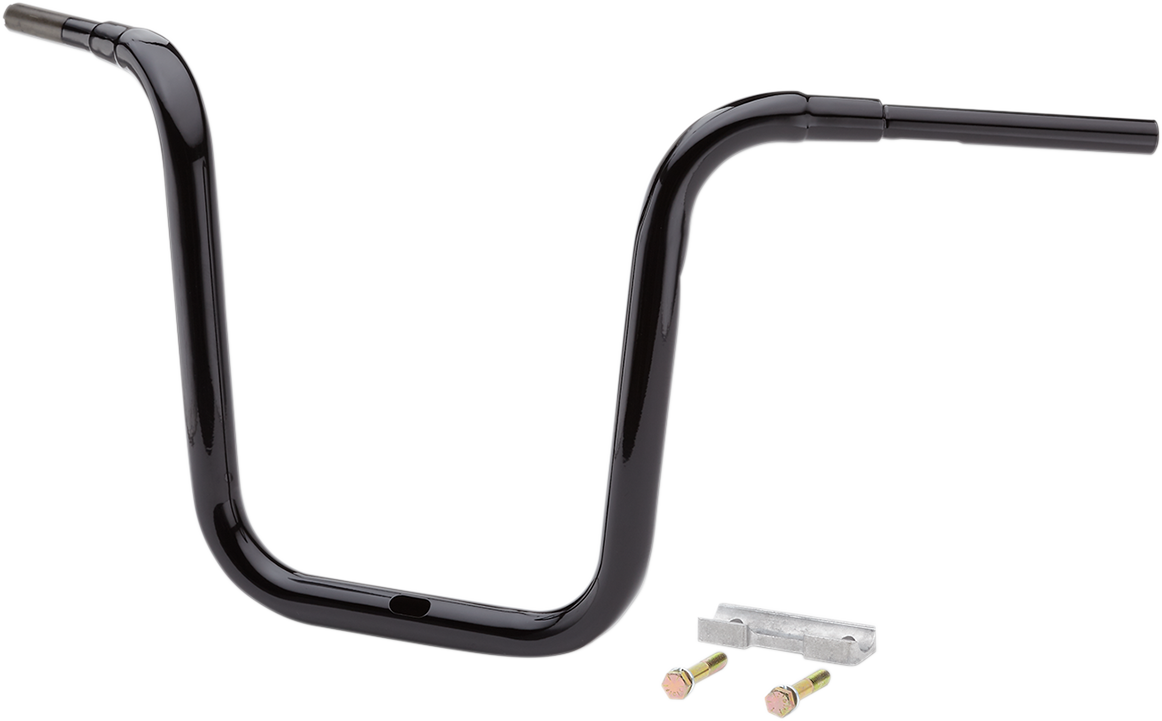 LA Choppers 1 1/2" Traditional Ape Hanger Handlebars 16" Black LA-7314-16B