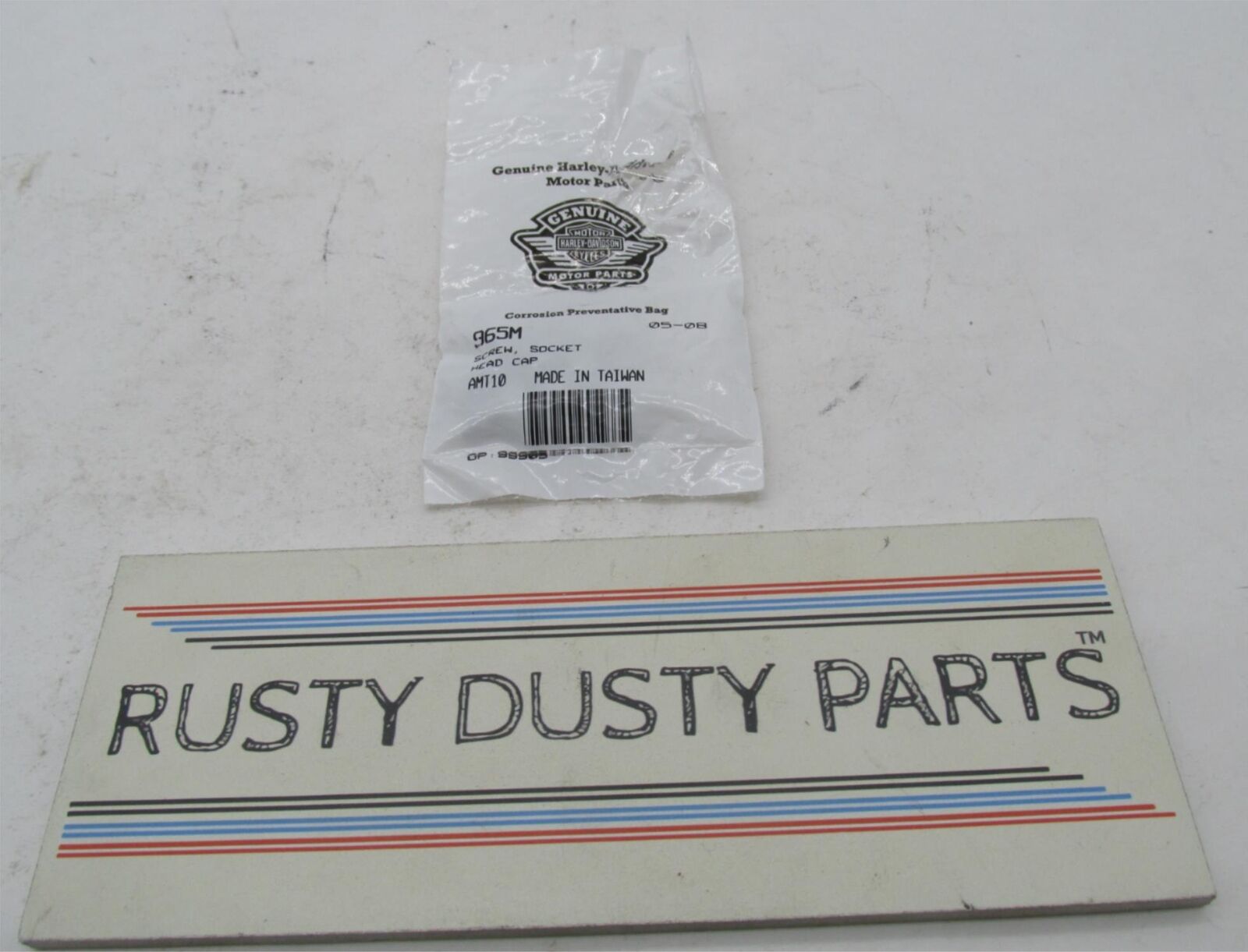 Lot of 7 Harley Davidson Genuine NOS Head Cap Socket Screws 965M