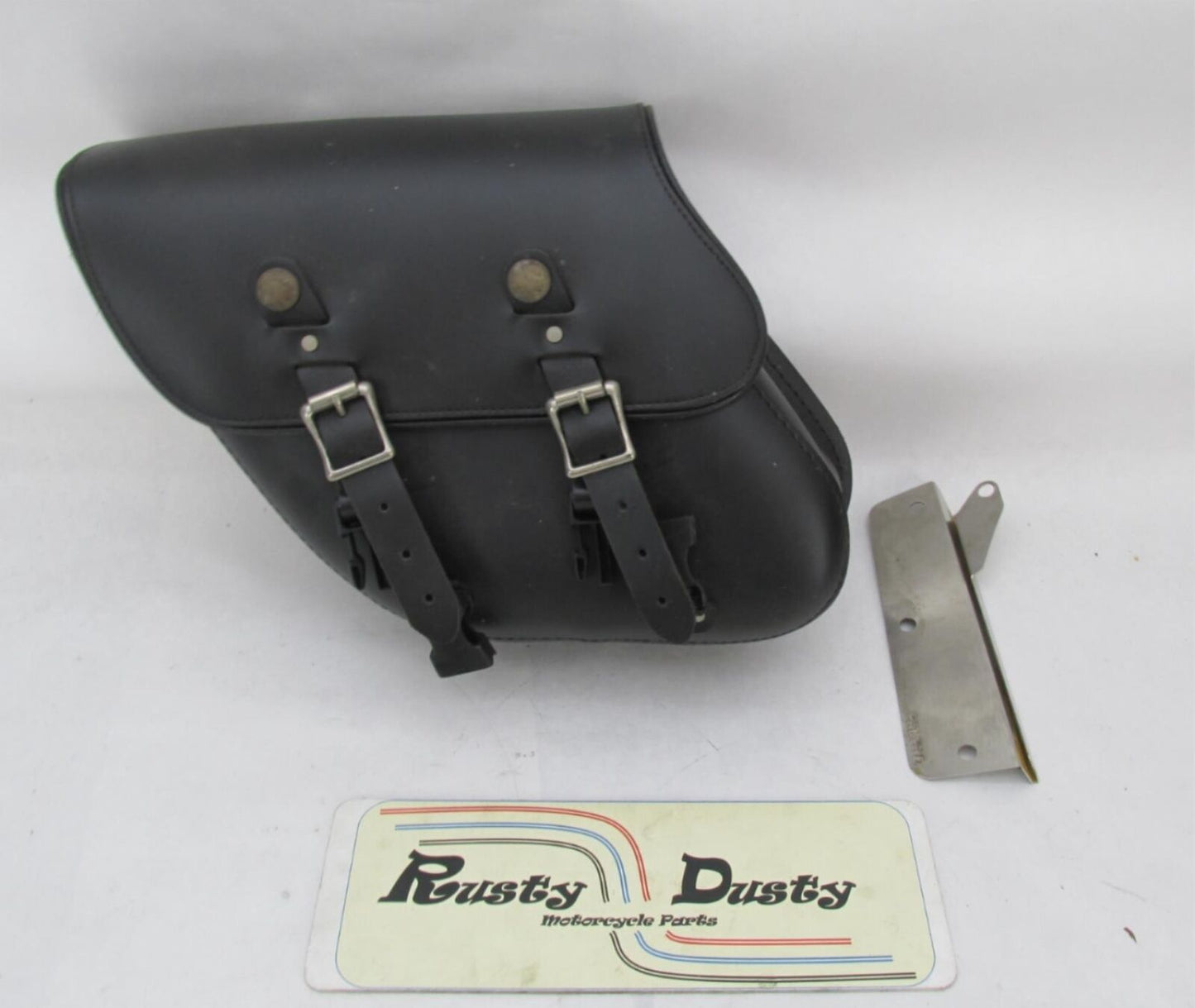 The Leatherworks Harley Davidson Single Left Side Saddlebag with Hardware