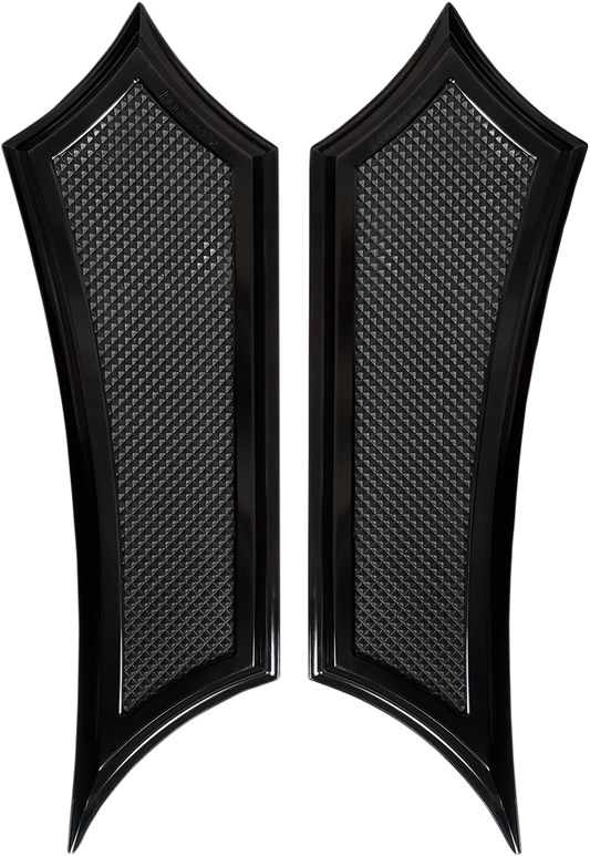 Accutronix Instigator Extended Floorboards Black FBF91-IB