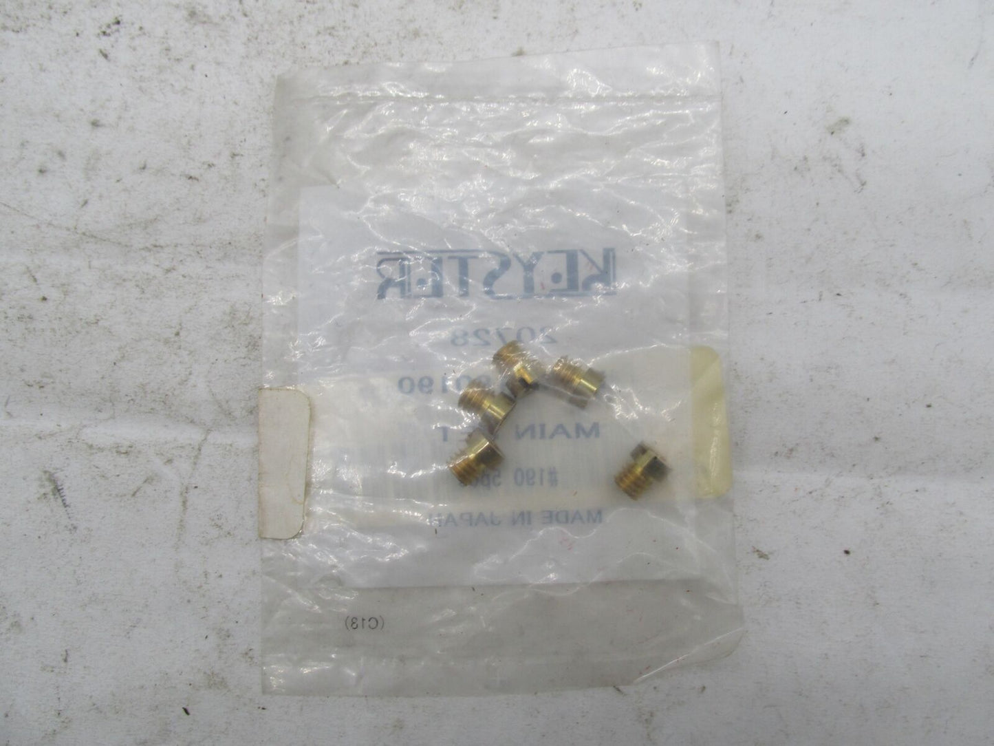 Lot of 5 Harley Davidson Keyster CV Keihin Carburetor Main Jets #190 20728