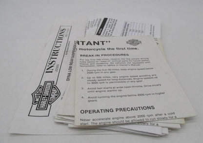 Huge Mixed Lot of Harley-Davidson Instruction Operation Literature 99984-98
