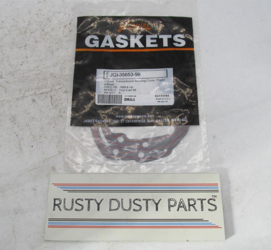Lot of 2 Harley Davidson James Gaskets Bearing Cover Gaskets JGI-35653-98