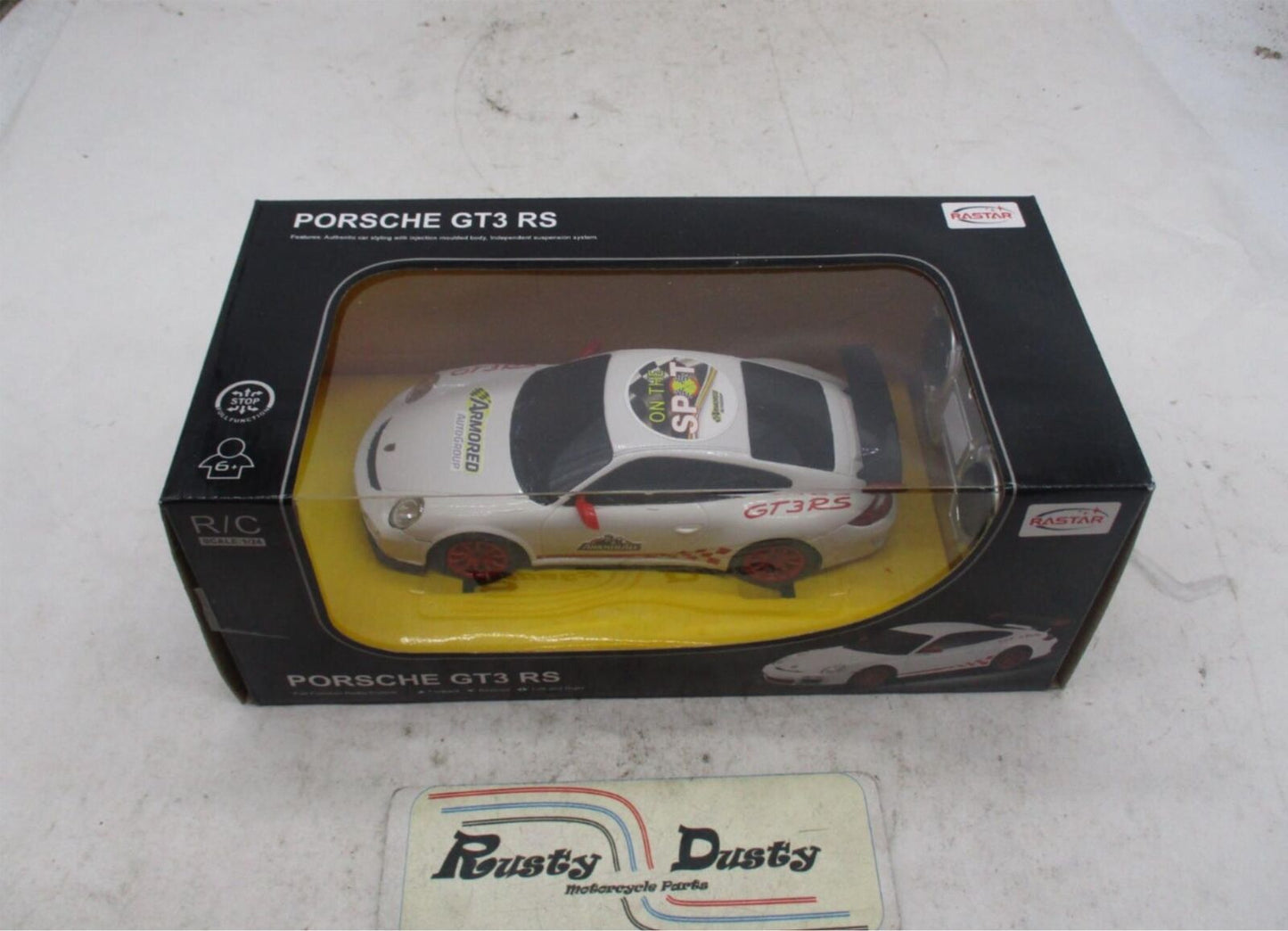 Rastar AmorAll Sponsored RC Remote Control Porsche GT3 RS 1/24 Scale
