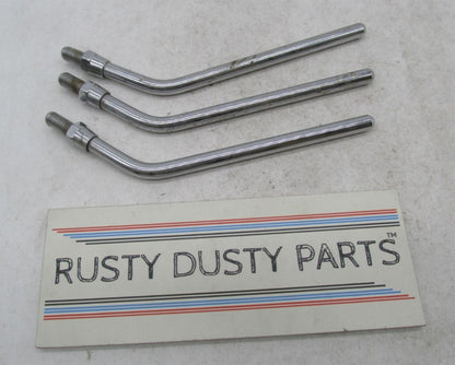 Lot of 3 Harley Davidson Universal Motorcycle  8" Chrome Mirror Stems