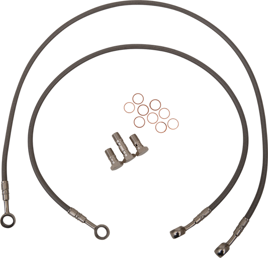 Galfer Stainlesss Steel Brake Line Kits 2 Lines Front FK003D186-2