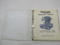 Triumph Factory Unit Construction 650CC Twins T120 TR6 Workshop Service Manual