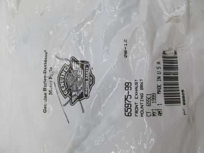 Harley Davidson Genuine NOS Dyna Front Exhaust Mounting Bracket Mount 65975-99